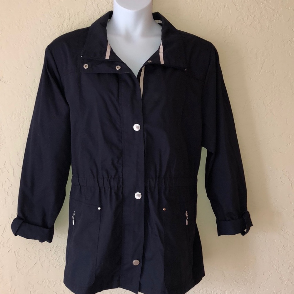 Mackintosh NAVY JACKET windbreaker 2X. Like New